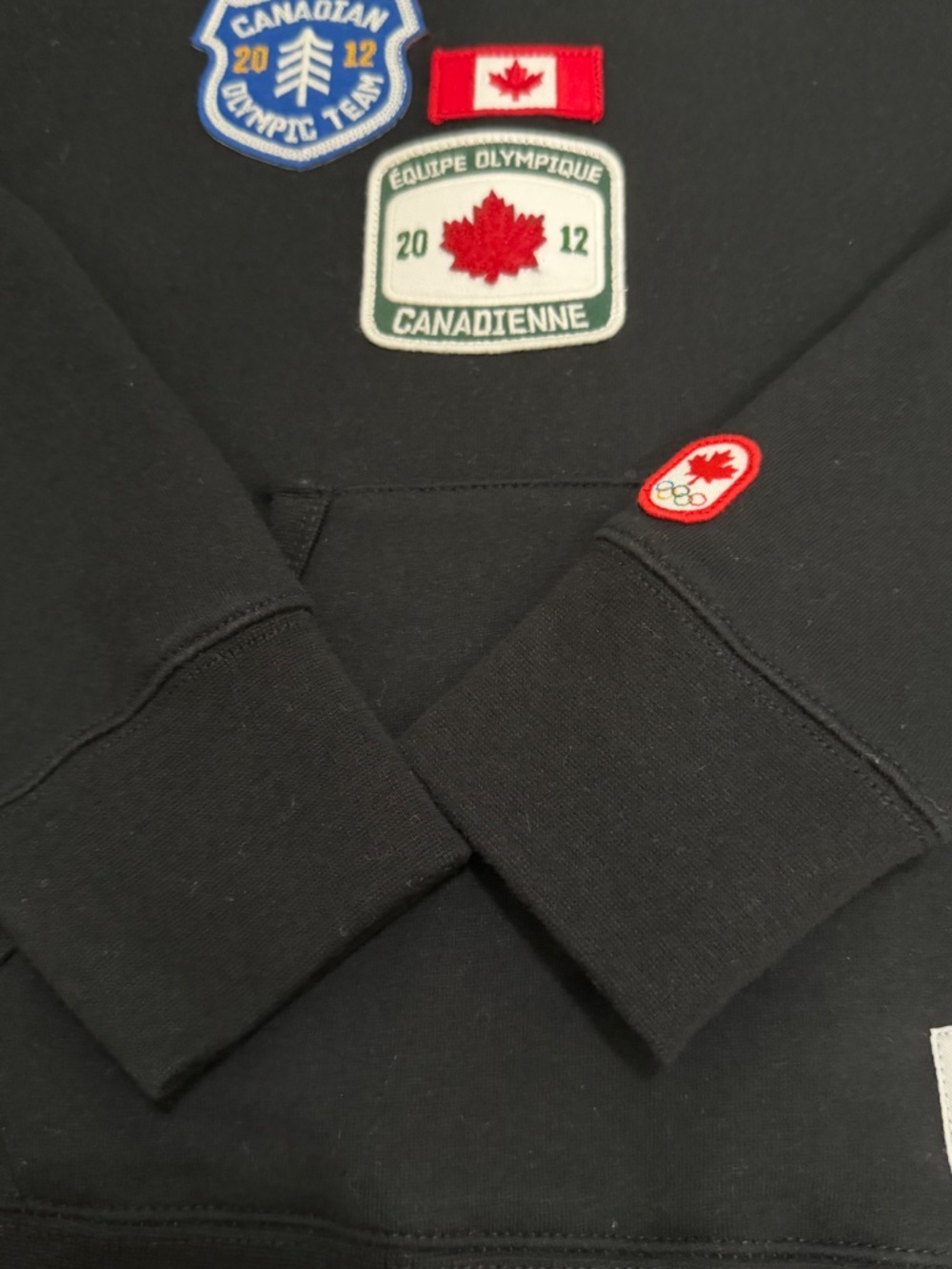 HBC Team Canada 2012 London Olympics Patch Hoodie - Women's Small - Picture 9 of 13